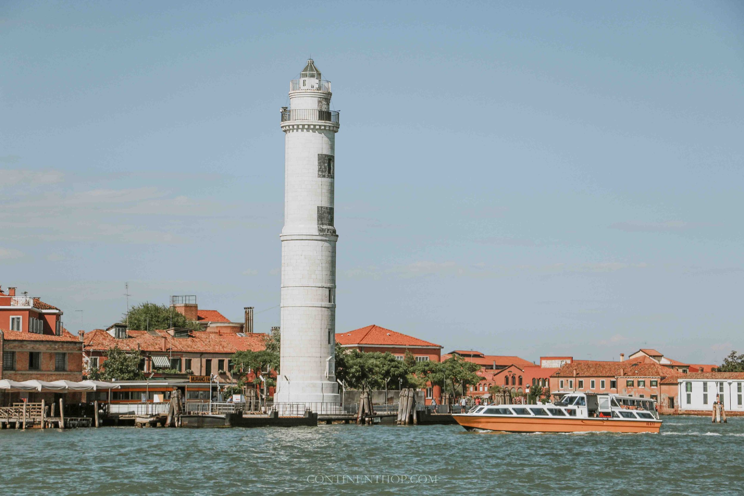 A lighthouse in Venice on a 12 day italy itinerary