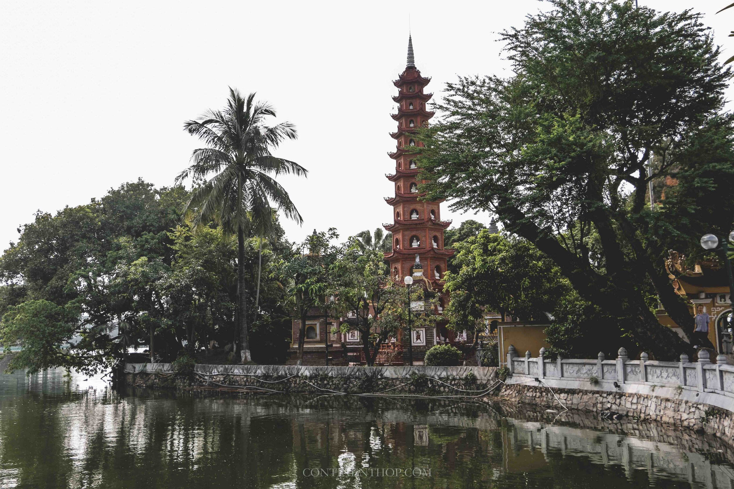 Tran Quoc pagoda temple in 2 days in Hanoi itinerary