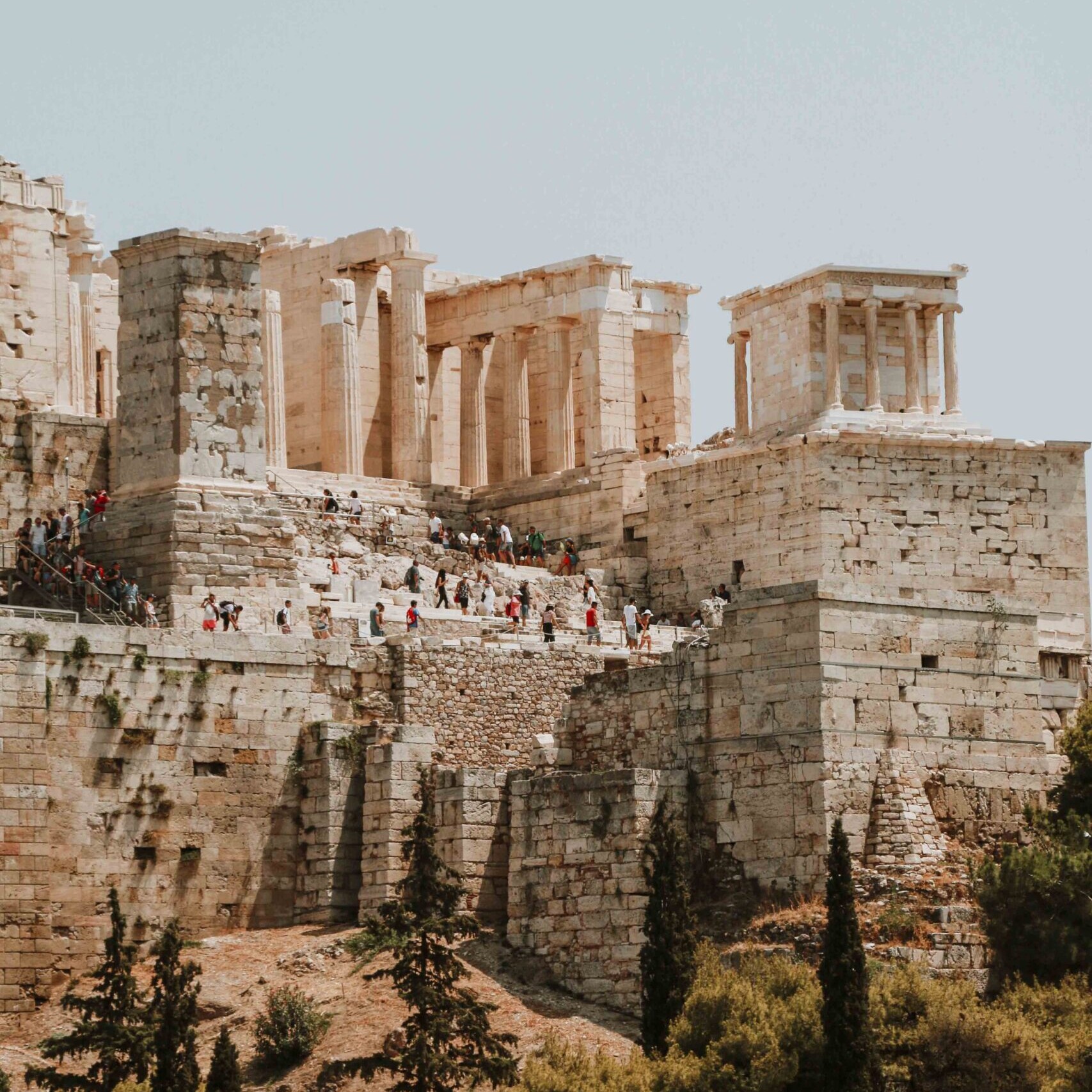Acropolis seen in Athens 1 day itinerary