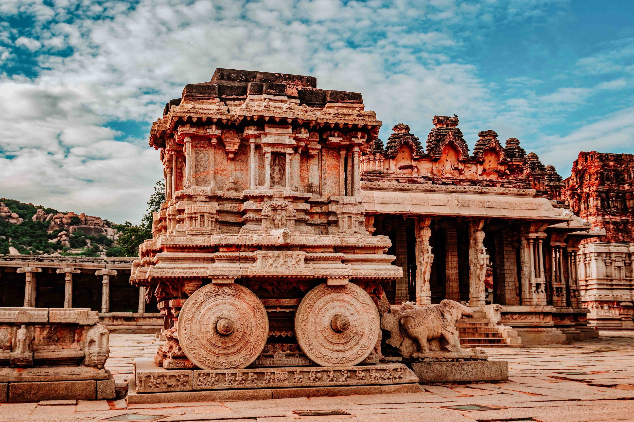 best tourist places in india in march ancient temples of stone in hampi