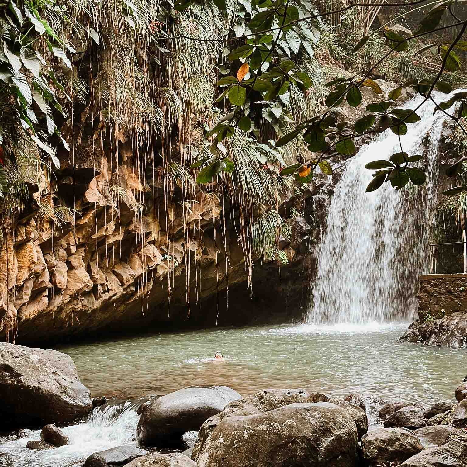 Annandale waterfalls in Grenada in December the best time to travel to Grenada