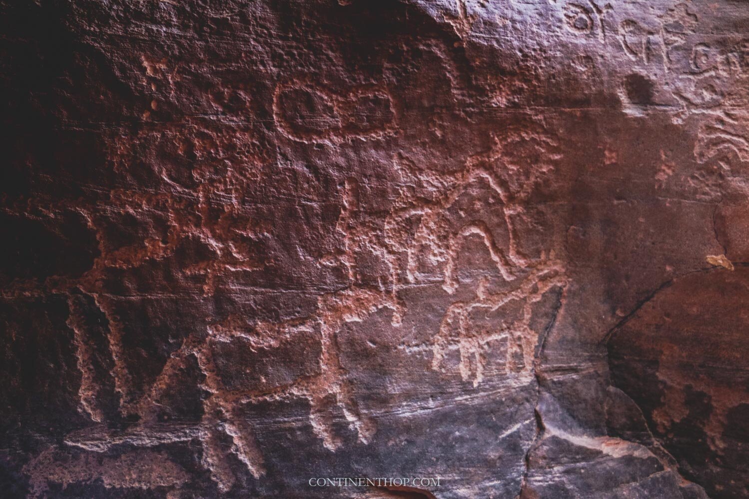 petroglyphs in Wadi Rum during 5 days in Jordan itinerary