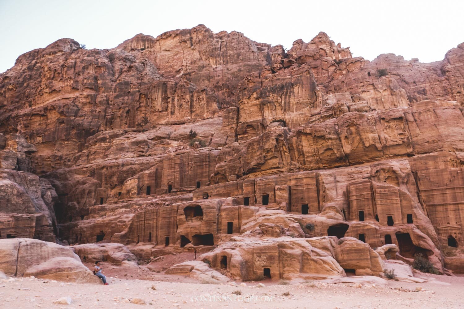 An archaeological site in Petra during 5 days in Jordan itinerary