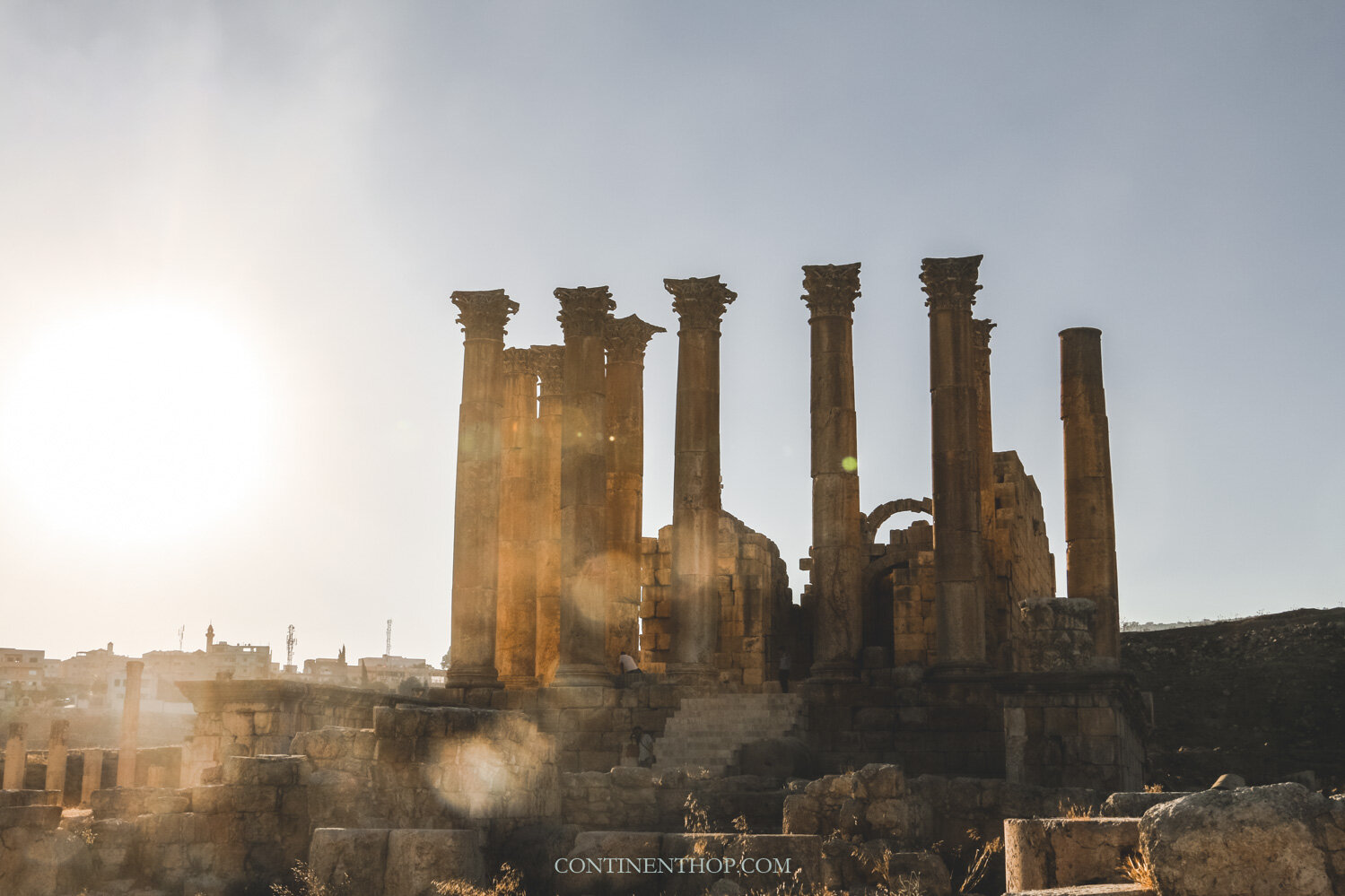 The temple of Artemis in Jerash during 5 days in Jordan itinerary