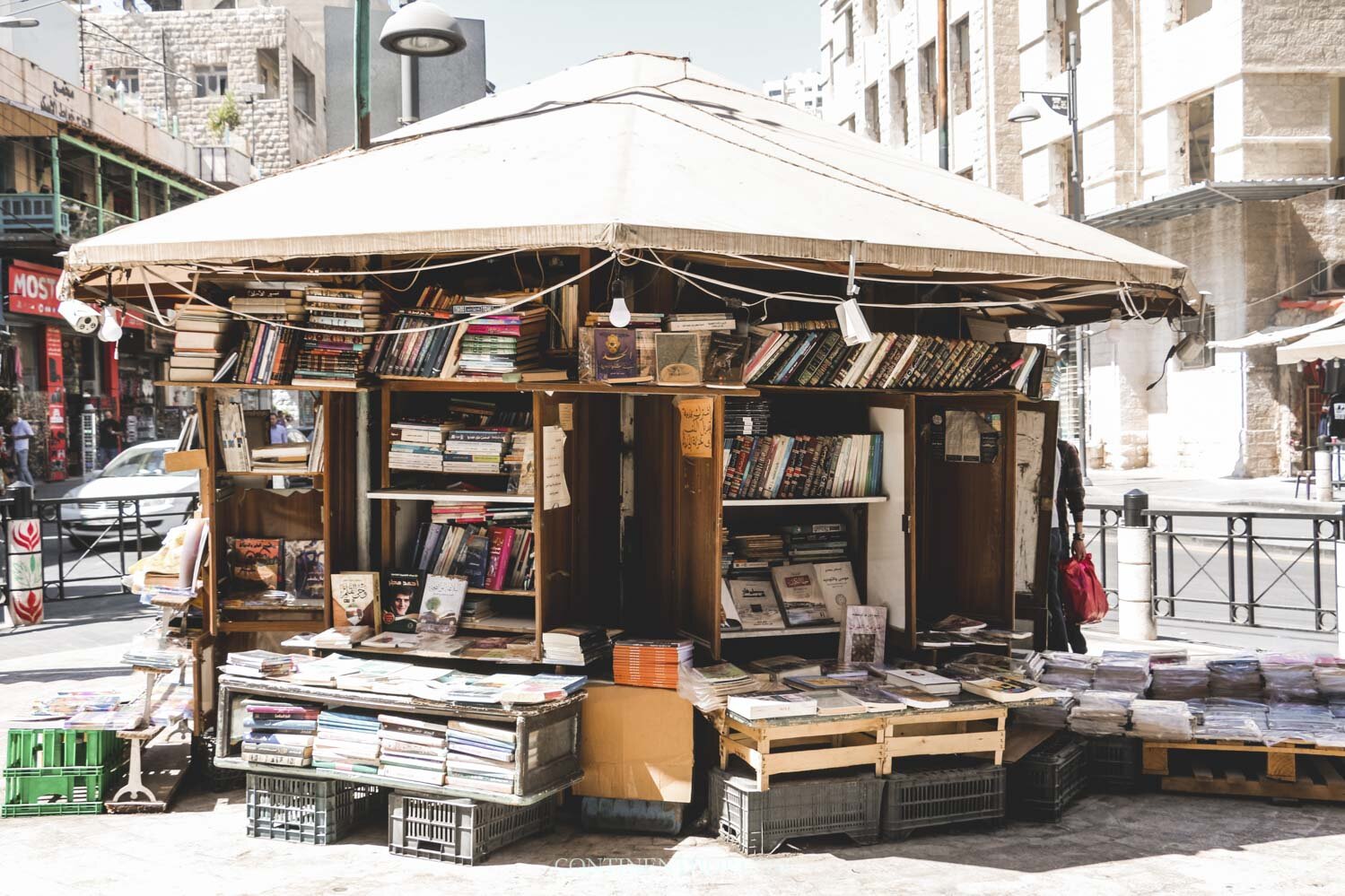 book store in Down town Amman during 5 days in Jordan itinerary