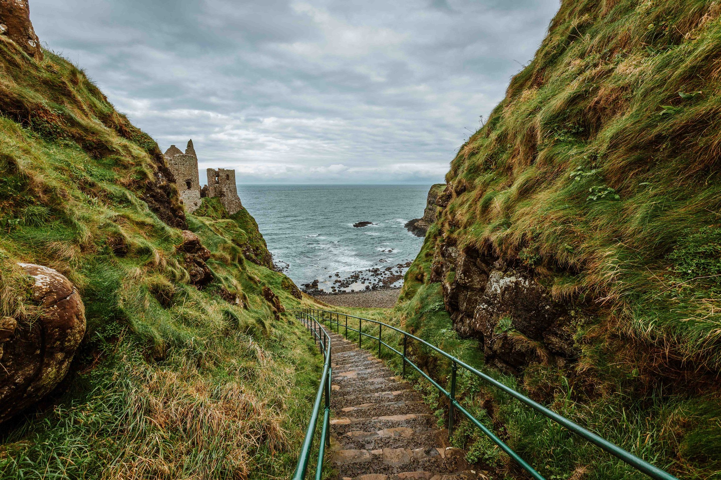 Pathway to dunluce castle game of thrones