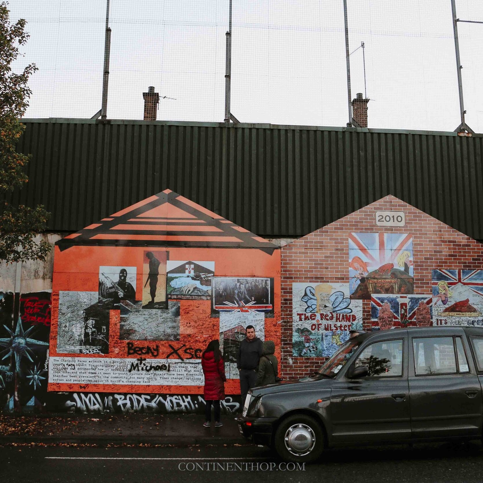 Murals and peace wall on Shankill road free things to do in Belfast in a day