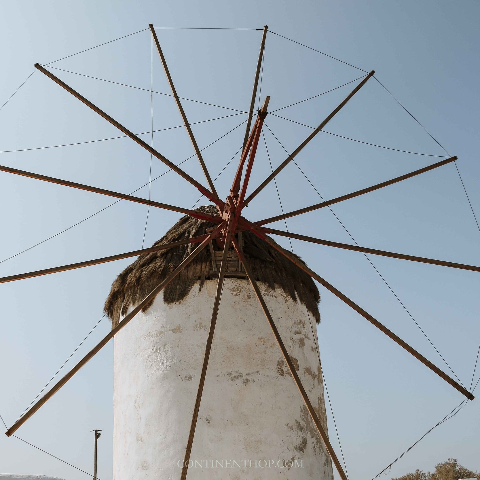 White windmill in Mykonos on greece 7 days itinerary