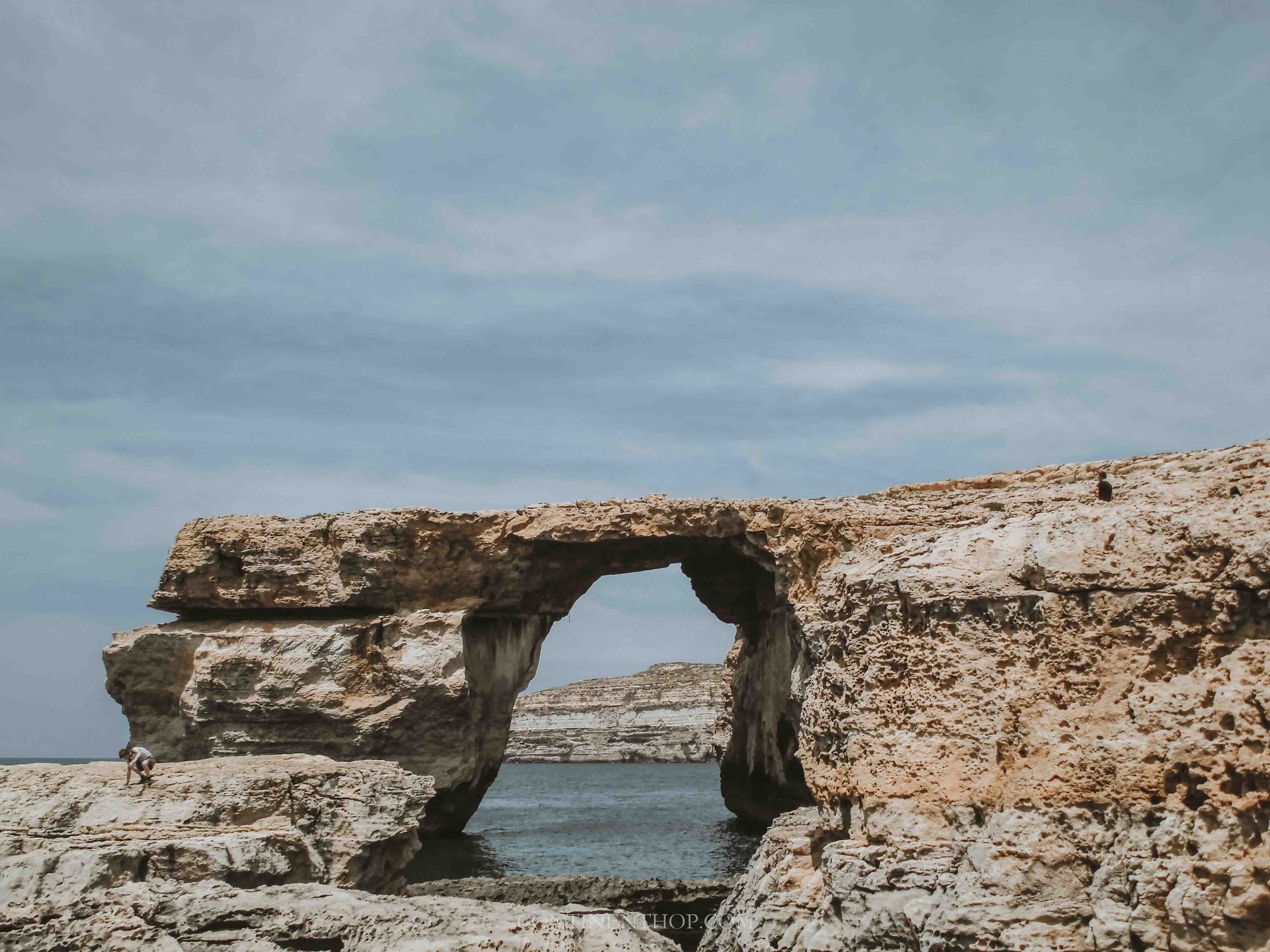 The azure window in Malta on how many days in Malta