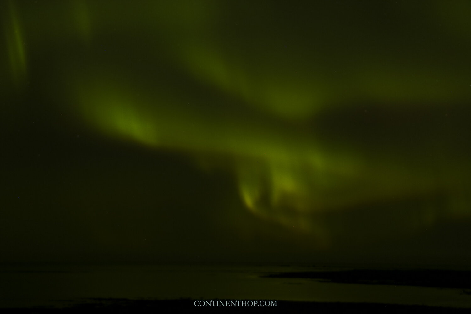 Northern lights in Reykjavik seen on an Iceland 6 day itinerary