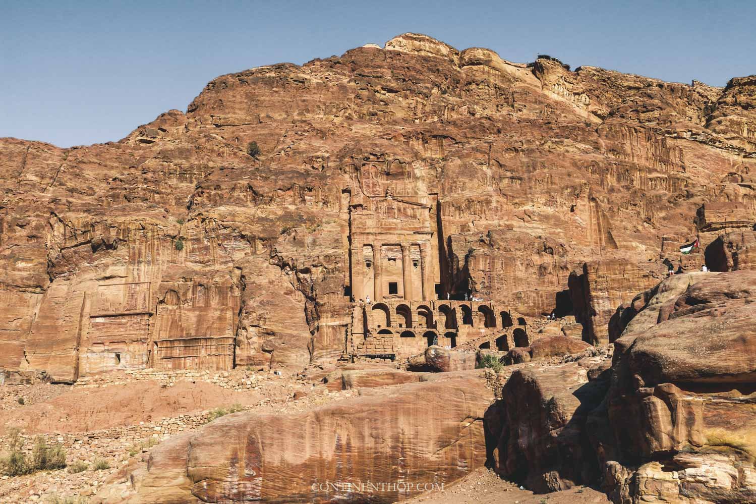 guide to petra: Bab al siq inside petra jordan