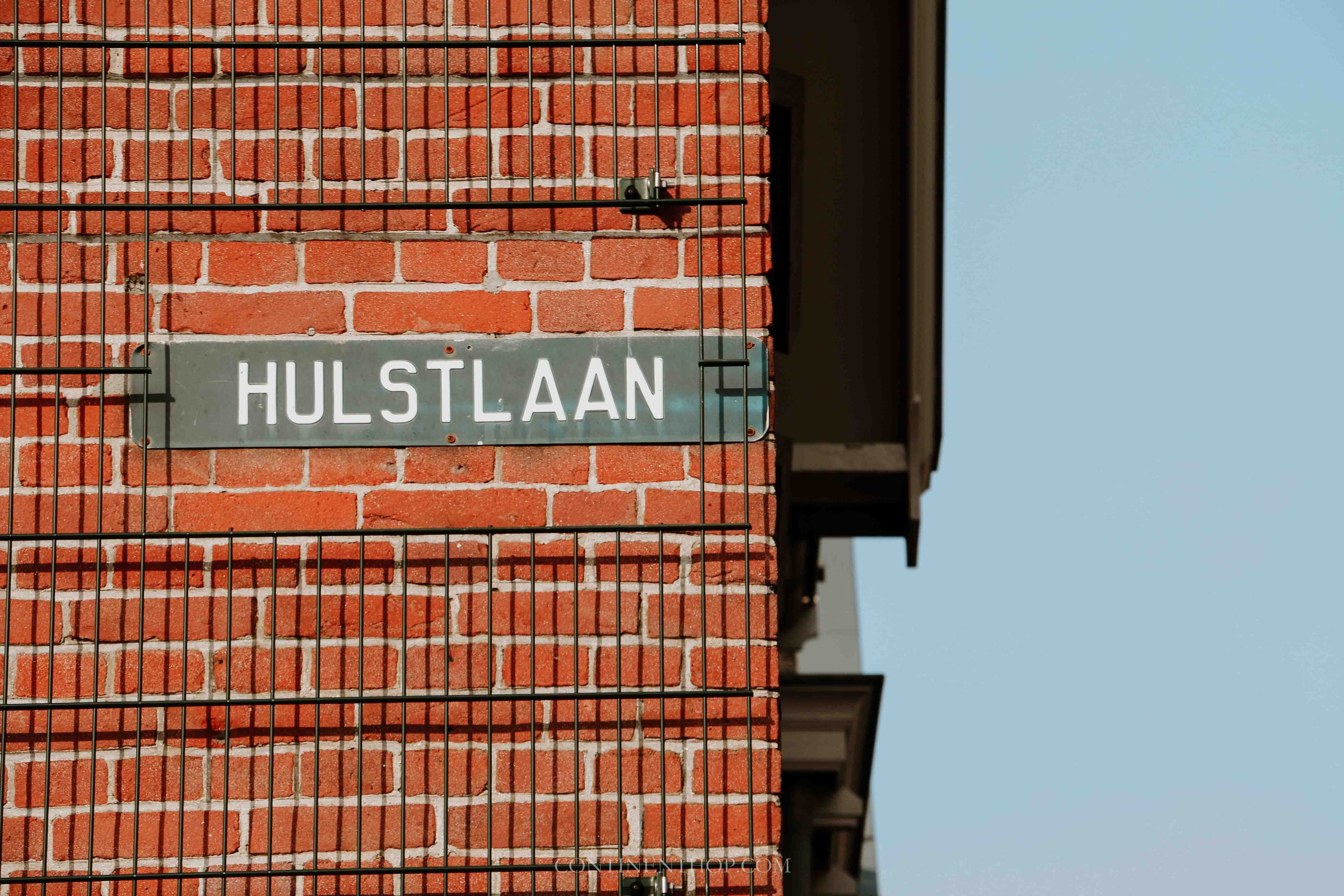 A sign that says Hulstlaan in Eindhoven on a sunny day where is Eindhoven is Eindhoven worth visiting