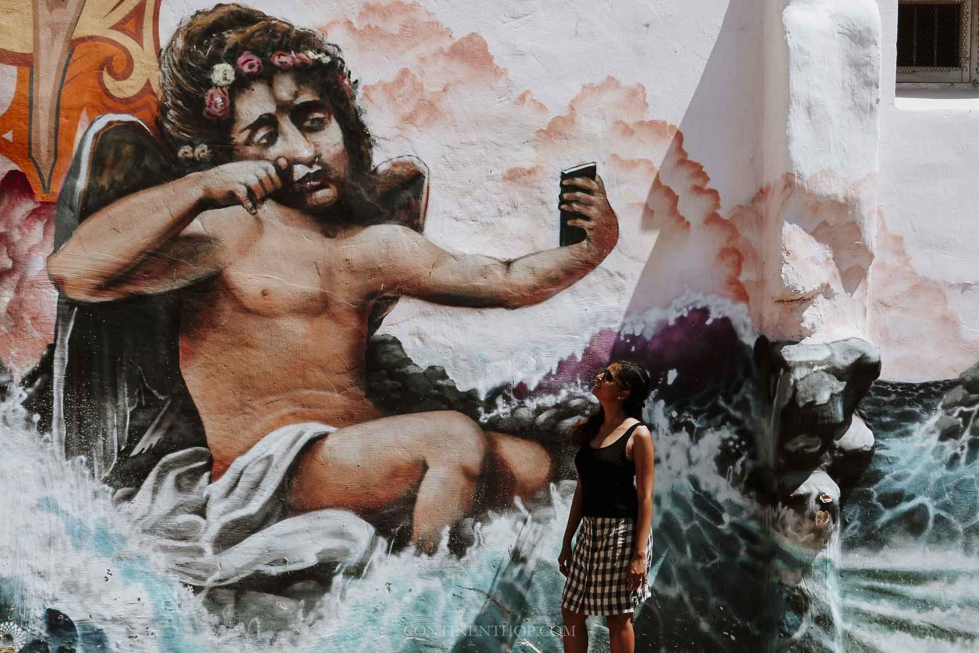 Street art in Paphos on Cyprus Trip