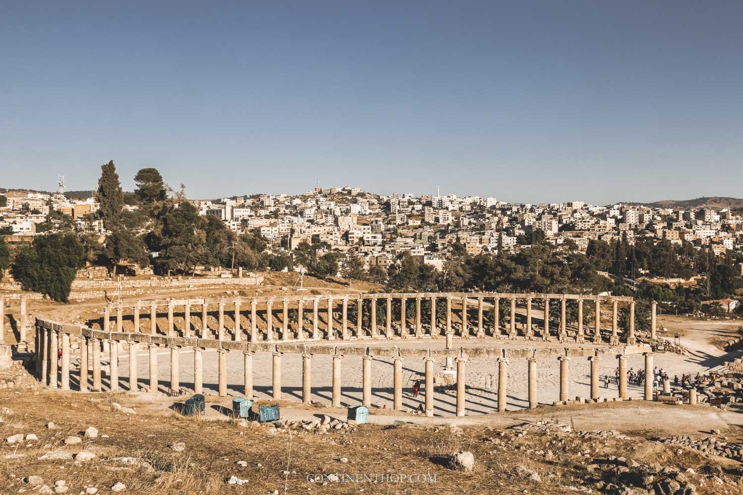 Oval plaza at ruins of Jerash