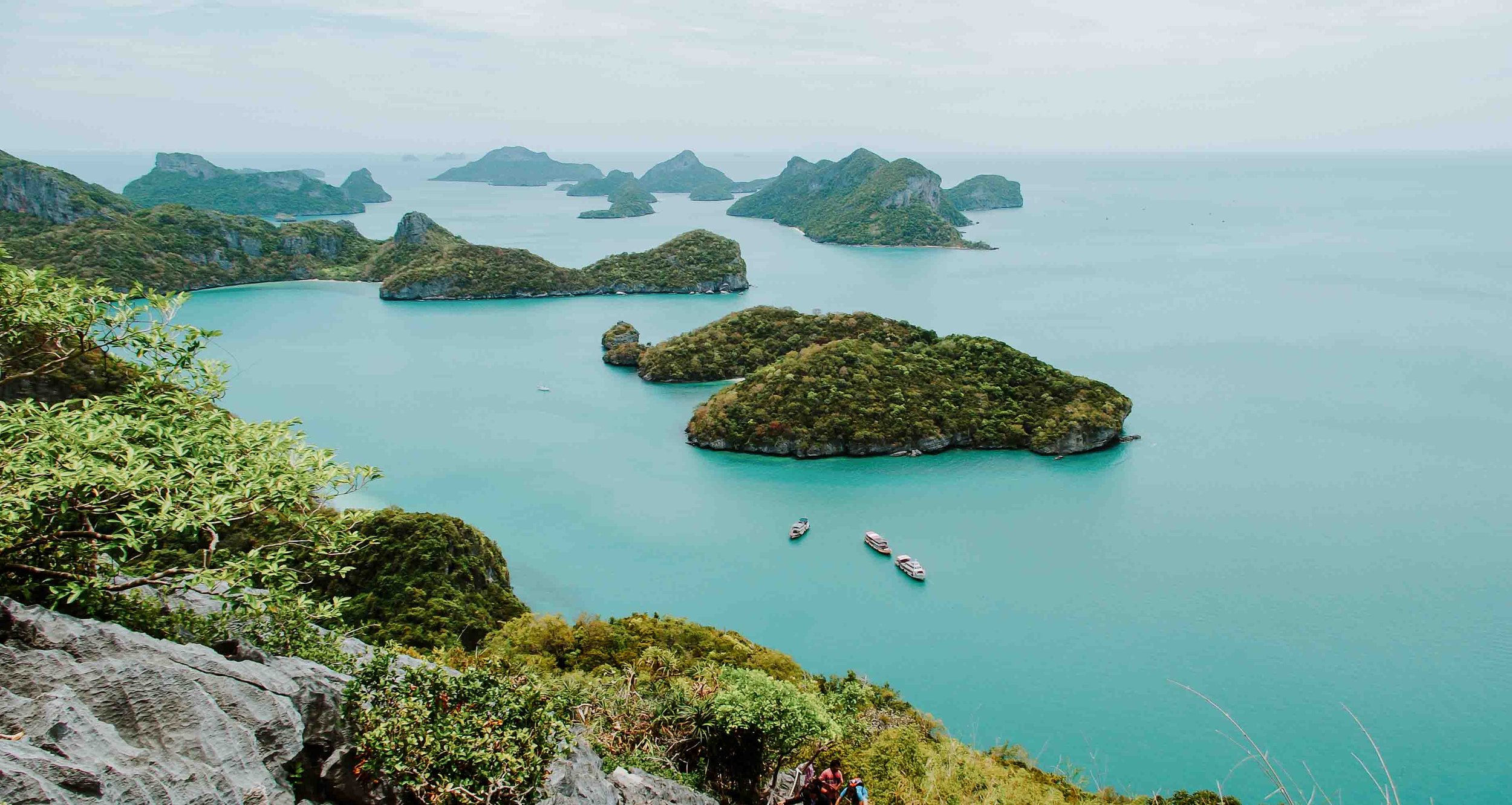 Islands in Ang thong national park on thailand itinerary 4 weeks