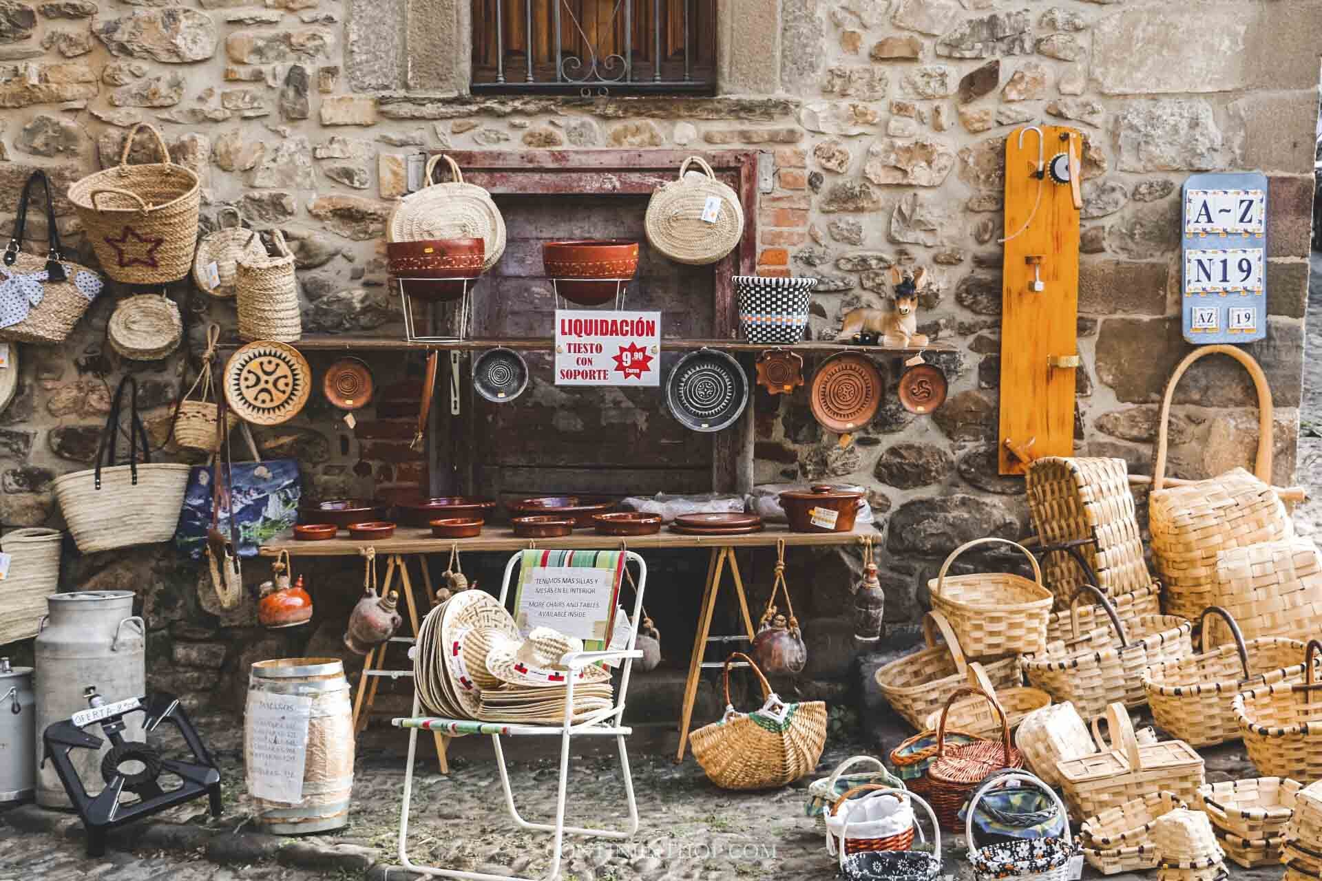 cane handicrafts in village of potes - things to do in santander spain