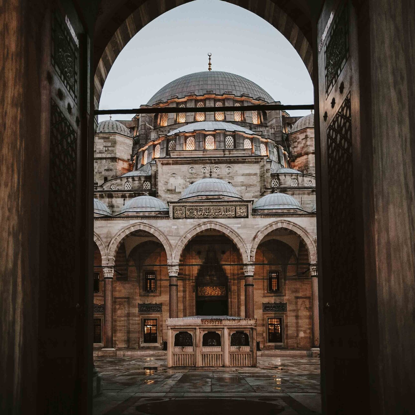 The Hagia Sophia in Turkey a warm european countries in april