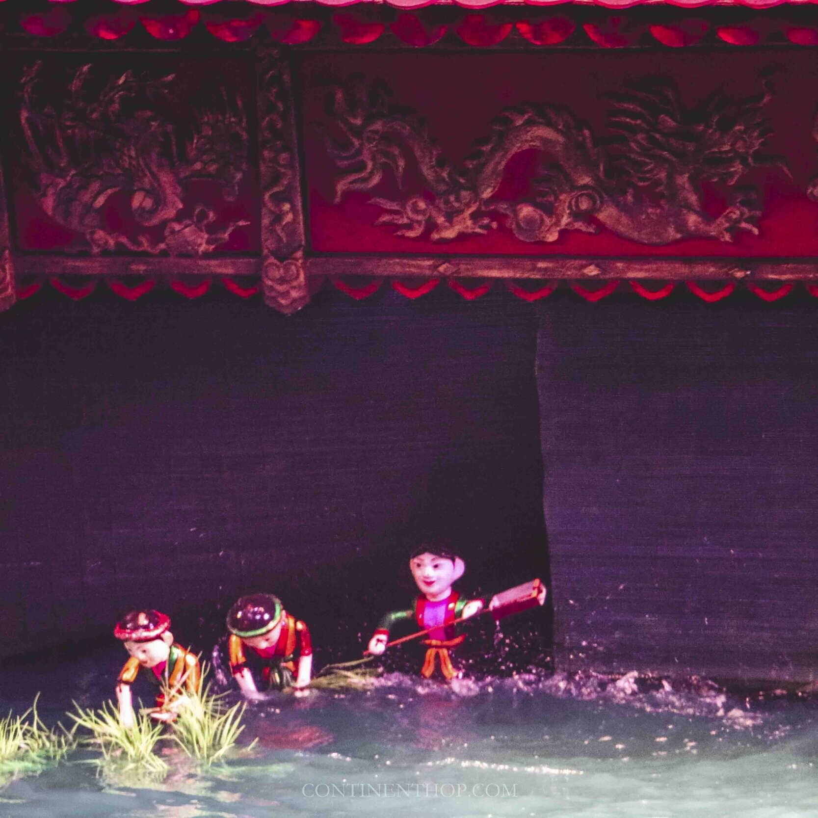 Water puppet show in one day in Hanoi itinerary