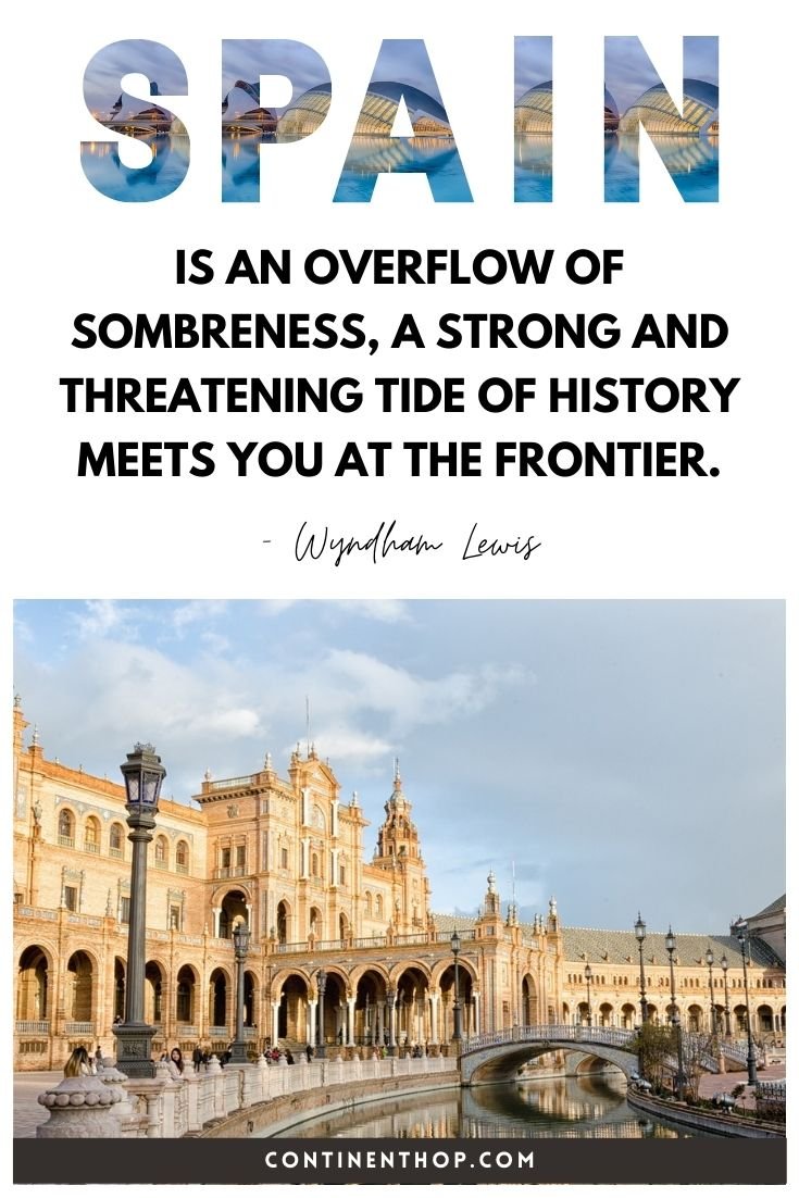 Seville in spain quotes for instagram, spanish instagram captions, quote spain, spain quotes about life