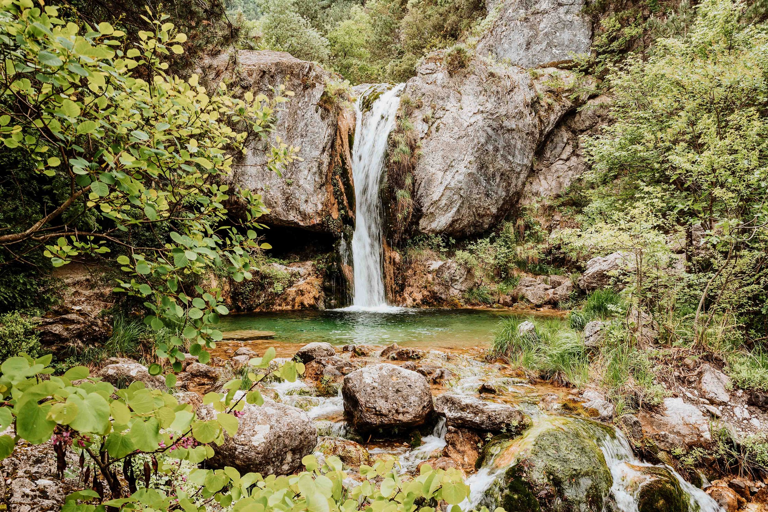 Waterfall in mount olympus on thessaloniki 3 days in thessaloniki