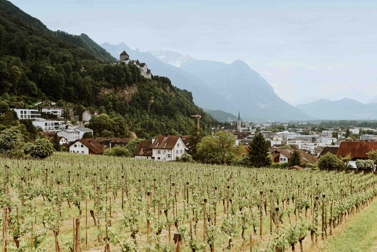 Cityscape of Vaduz, Liechtenstein